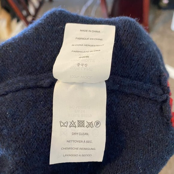 J. Crew ~ Wool Dark Blue Sweater ~ Size XS - Picture 5 of 5